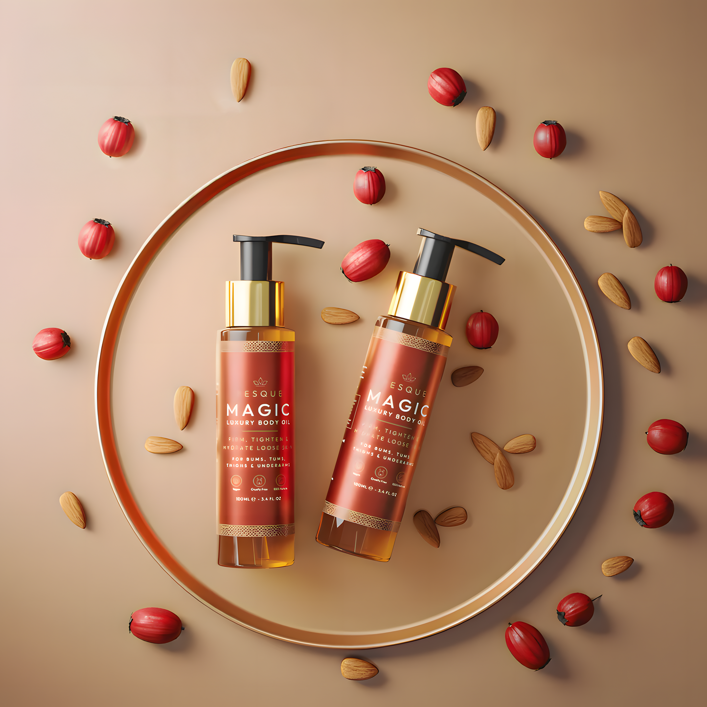 Peau ferme, éclat irrésistible le pouvoir magique des huiles précieuses.